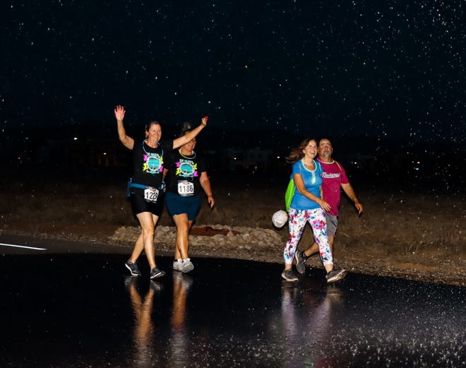 Runners participate in the 'Moonlight 5k' event in St. George. The race is scheduled for June 10 this year at the new Desert Color community area.