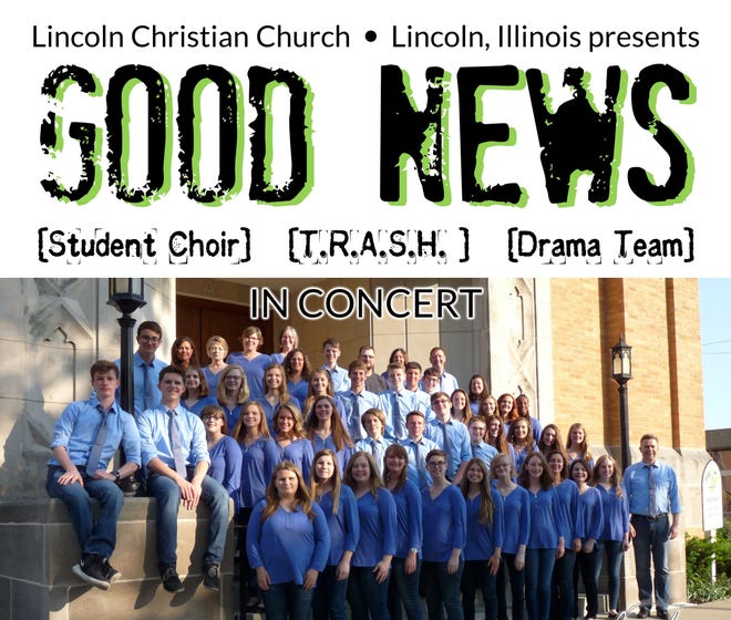 GOOD NEWS, the high school choir from Lincoln Christian Church in Lincoln, Illinois, will be in concert at Christ’s Church of Marion County on June 9.