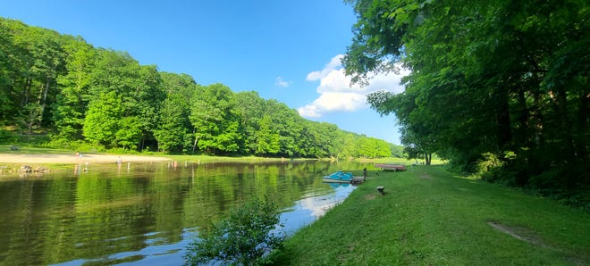 Ross County offers residents and guests plenty of free public places to get out and fish this summer. At Caldwell Lake, seen here, at Scioto Trail State Park anglers can catch a variety of fish.