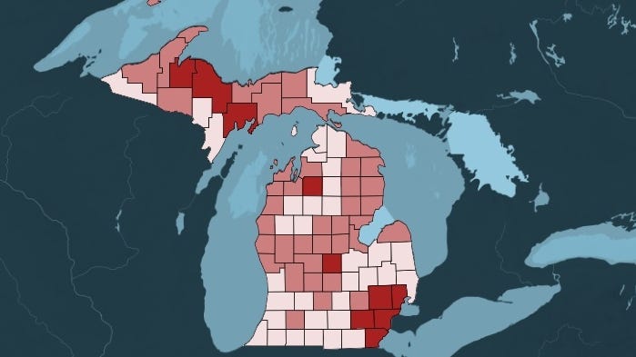 COVID cases down in Michigan, but CDC advises masks for Detroit metro COVID cases down in Michigan, but CDC advises masks for Detroit metro