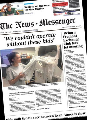 The News-Messenger will continue to published six days a week in print and online.