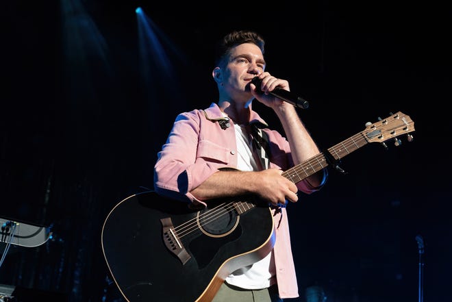 Andy Grammer performs in concert on his The Art of Joy Tour at the Paramount Theatre on May 31, 2022, in Austin, Texas.