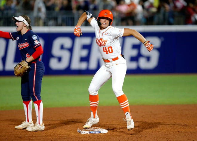Arizona vs. Oklahoma State softball is Elish sister showdown at WCWS Arizona vs. Oklahoma State softball is Elish sister showdown at WCWS