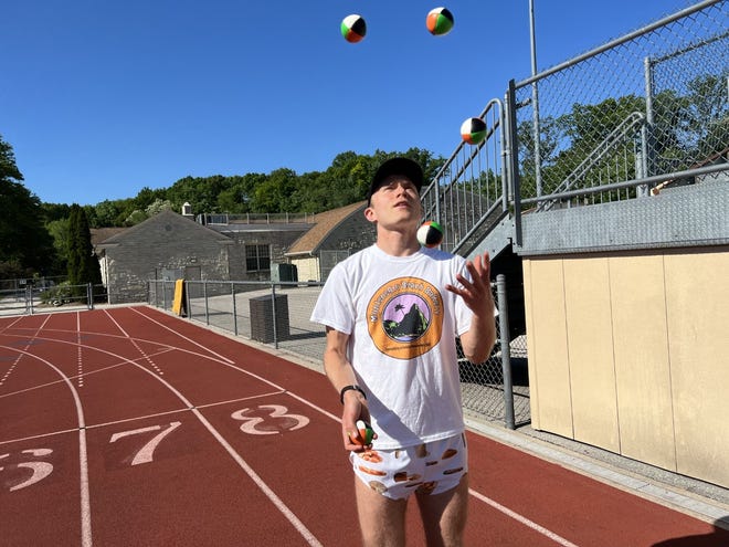 Henry Wellenstein of Wauwatosa has been juggling since he was 9 years old.