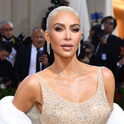 US socialite Kim Kardashian arrives for the 2022 M