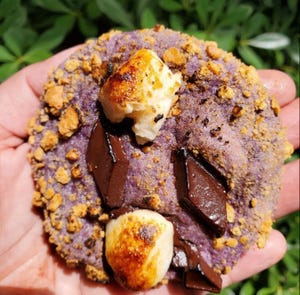 Ube S'mores Cookies