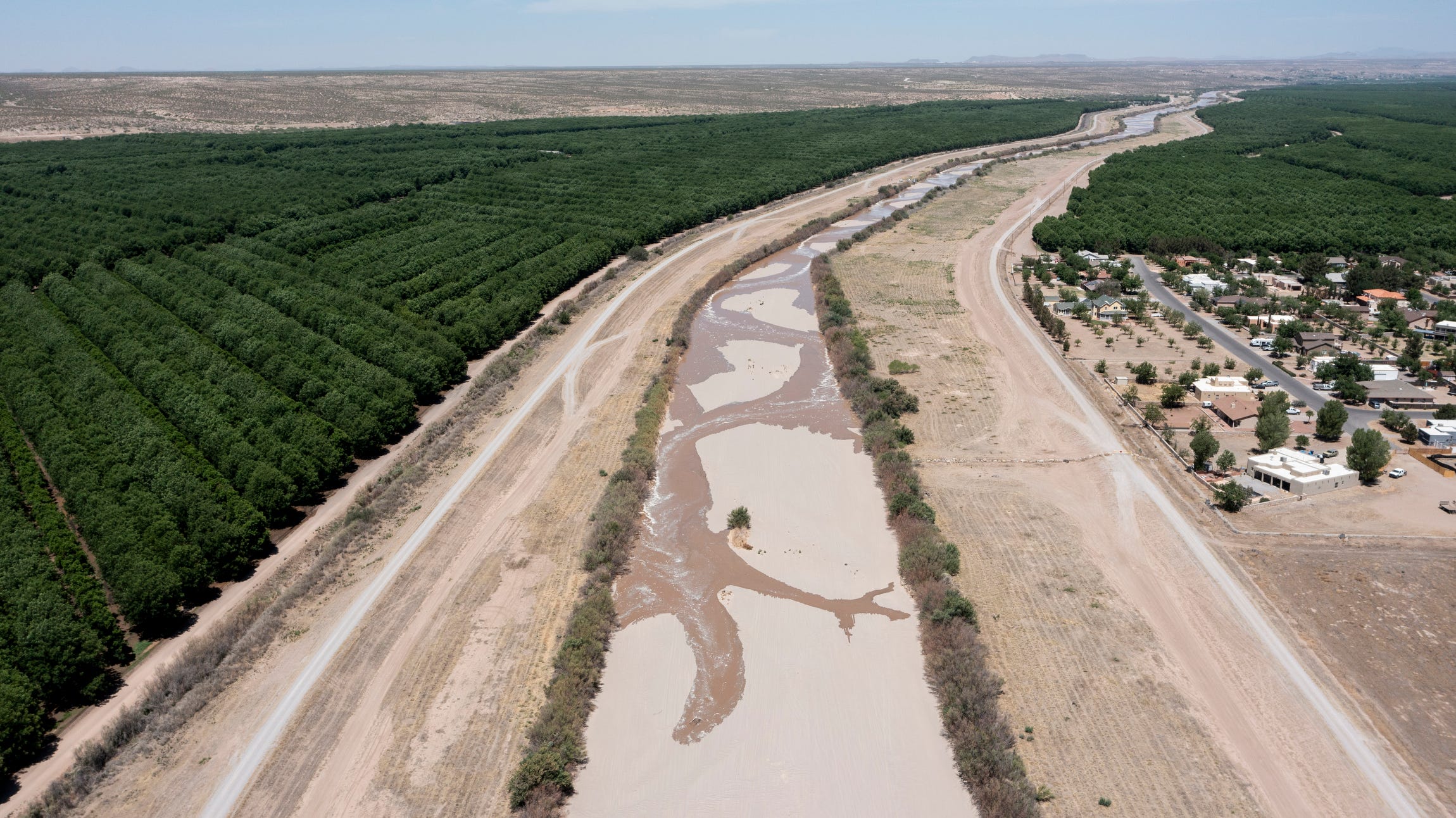 Rio Grande Water Returns To El Paso Quenching Arid Region