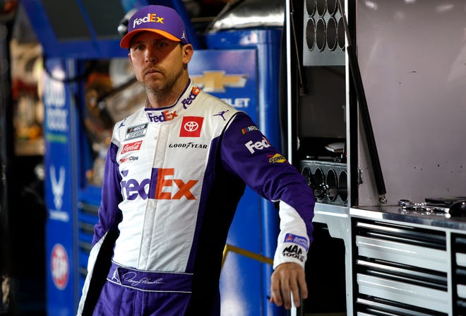 Denny Hamlin blames Ross Chastain for it