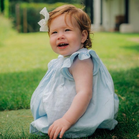 Lilibet Diana Mountbatten-Windsor, daughter of the