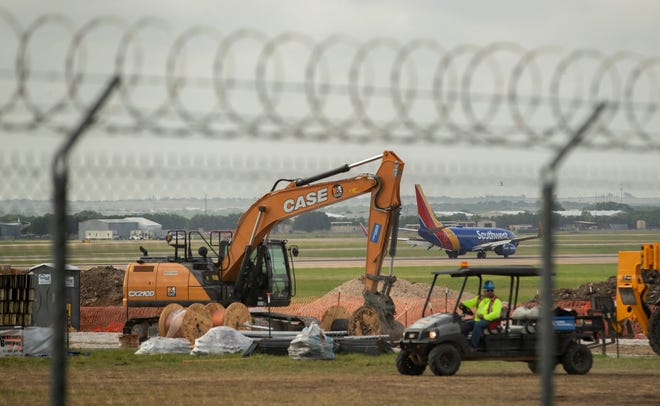 Construction is underway at the Austin-Bergstrom International Airport for a new jet fuel depot. Its first phase is set to have two tanks, each storing 1.5 million gallons of Jet A fuel.  The fuel depot is part of the airport's ongoing expansion.