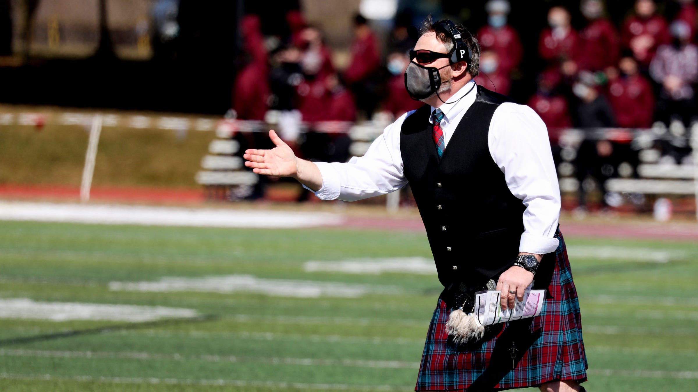 Why Alma College football is so much fun: The coach is in a kilt