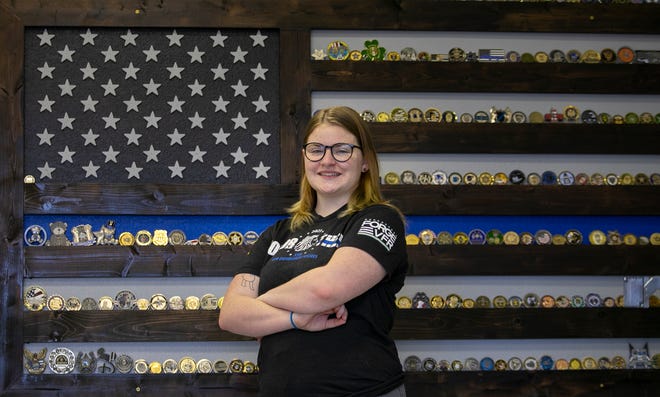 Megan O'Grady is the founder of Blue Line Bears, a nonprofit organization started in Cape Coral with the goal of helping the children of fallen Law Enforcement officers cope with the loss of a parent. 