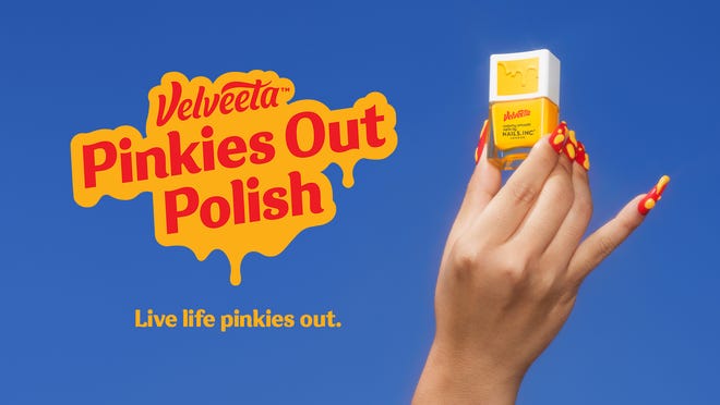 Cheese-scented nail polish? You can spread Velveeta on your fingers.