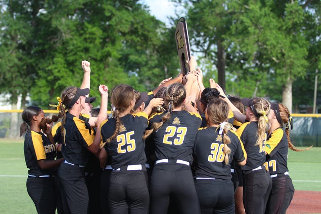 The St. Amant Lady Gator softball squad took home the Class 5A state title.