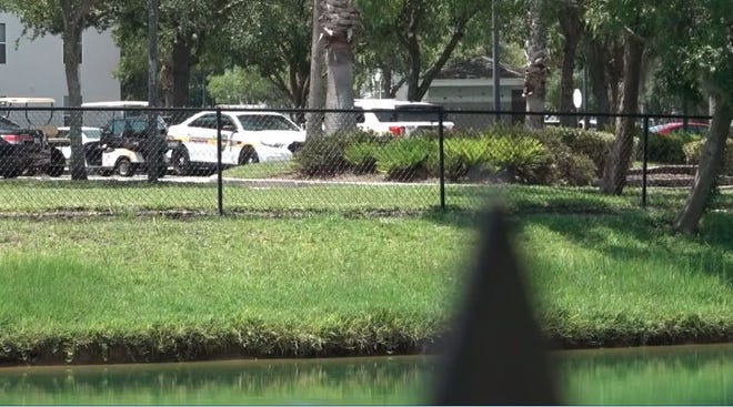 Multiple Jacksonville Sheriff's Office units rushed to the Madelyn Oaks Apartments Thursday for a retention pond rescue on Jacksonville's Westside.