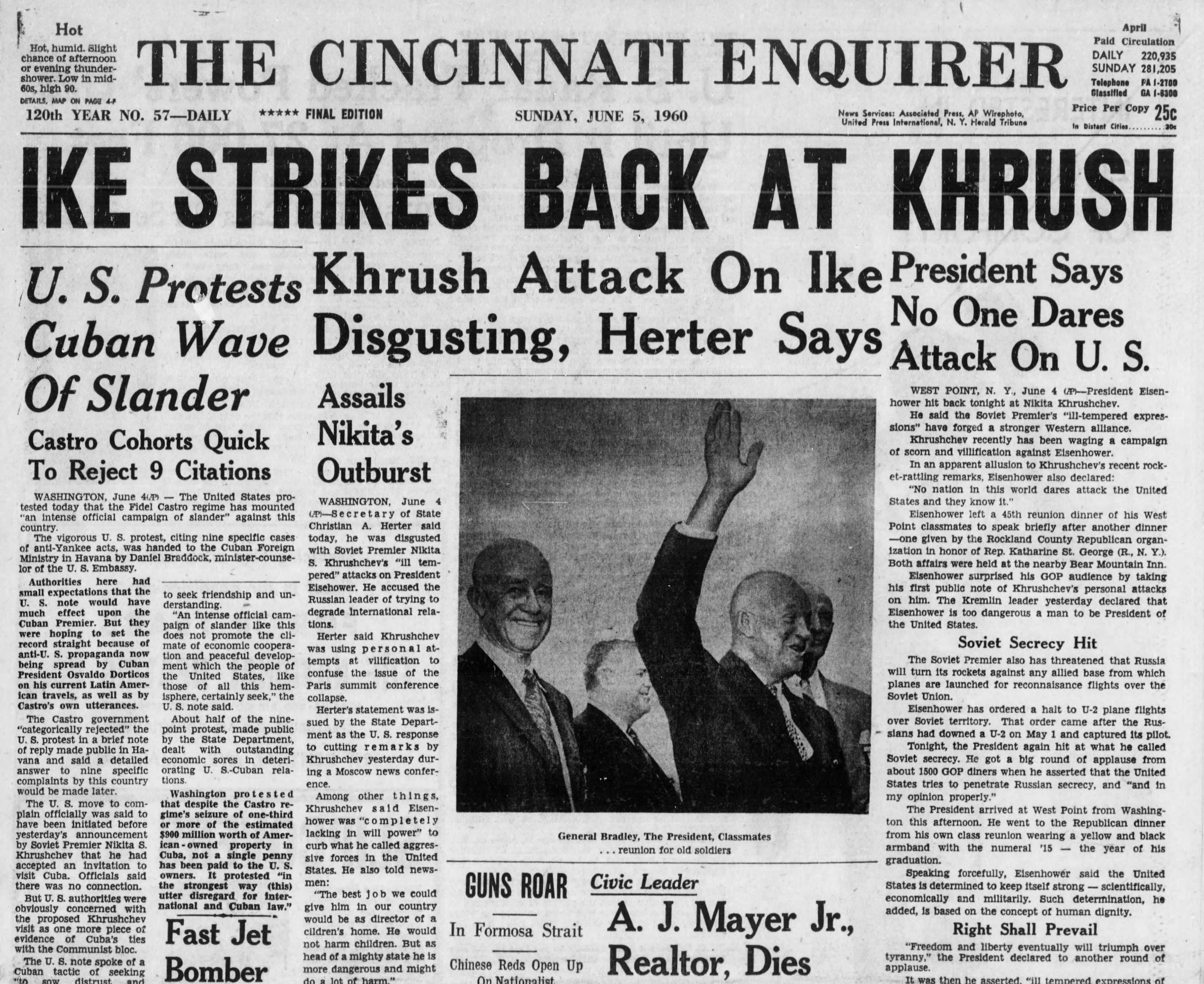 Historic Enquirer Front Pages Show How Times Have Changed