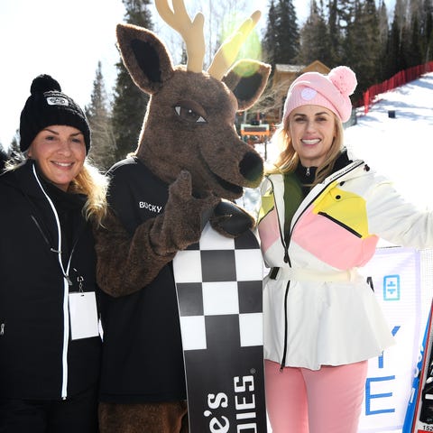 PARK CITY, UTAH - APRIL 02: Rebel Wilson (R) and R
