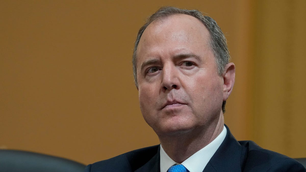 Rep. Adam Schiff,  D-Calif., listens to testimony during a hearing of the select committee investigating the Jan. 6 attack on the Capitol.