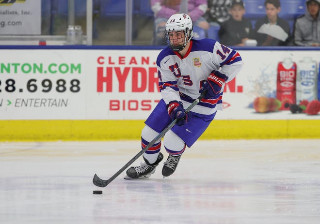 U.S. National Team Development Program center Frank Nazar is one of the top prospects in the 2022 NHL draft.
