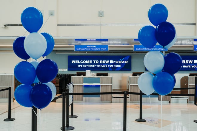 Breeze Airways is now offering flights at Southwest Florida International.
