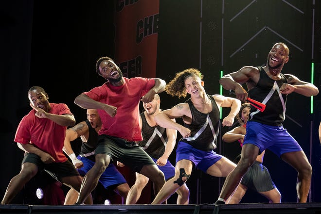 "Cheer Live," a touring stunt show featuring the stars of the Netflix docuseries "Cheer," came to the Moody Center on June 12, 2022, in Austin, Texas.