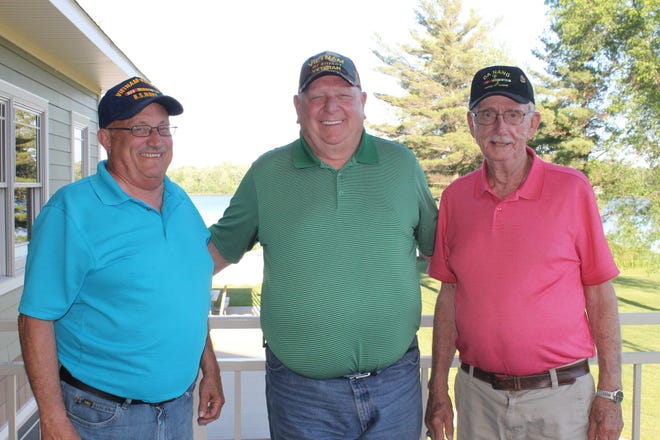 Vietnam War veterans Doug Keusch, Don Boos and George Lockway, residents of Klines Resort, will participate in a special honor flight this Saturday.
