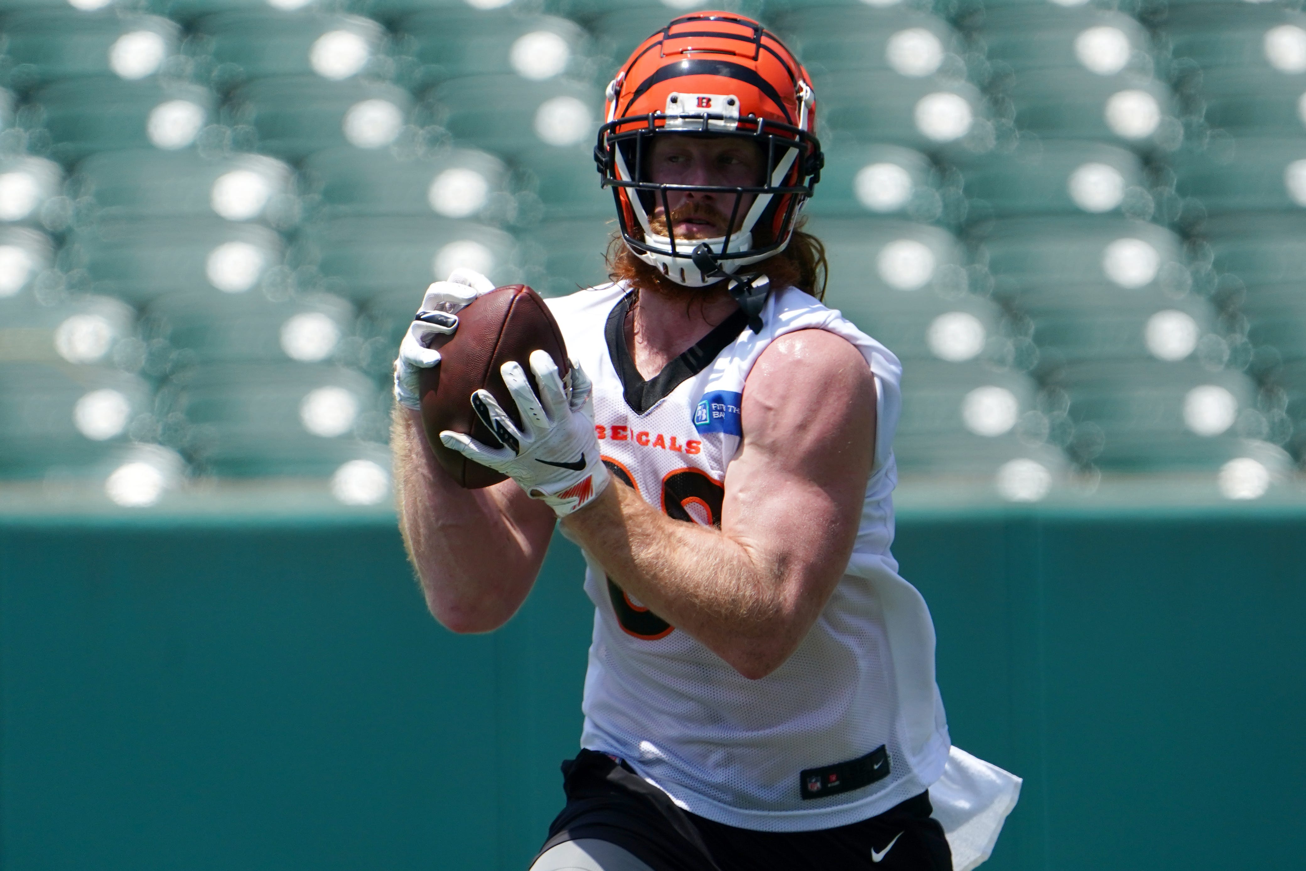 Bengals training camp TE Hayden Hurst fit in Cincinnati's offense