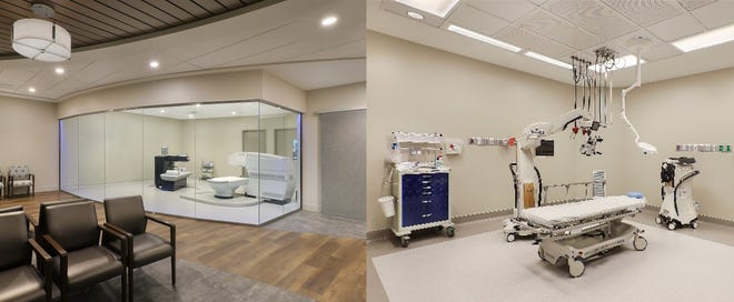 Left: Frantz EyeCare Laser Vision Correction Suite. Right: Suncoast Surgery Center Cataract Surgery OR.