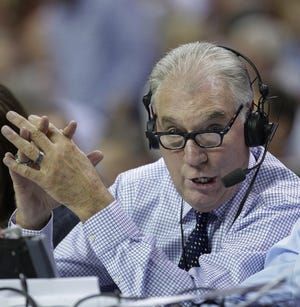 Mike Pratt broadcasts the Kentucky versus Indiana game. 
Mar. 23, 2012