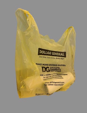 Banned plastic bag obtained from the retailer on June 8, 2022