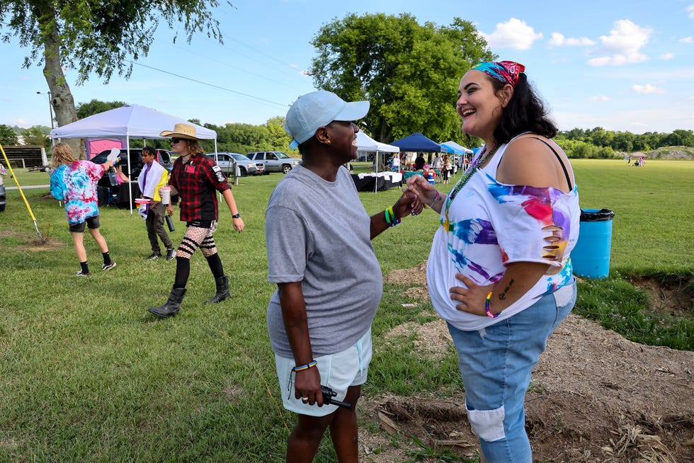 Ericka Quinones, 35, and her wife, Layla, moved to Pulaski, Tennessee, in 2018 from Nashville. They organized Pulaski's first-ever pride festival last year.