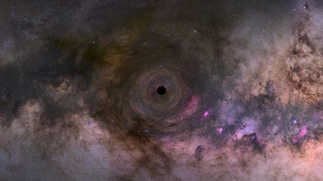 Hubble Space Telescope-gegevens detecteren een zwervend zwart gat