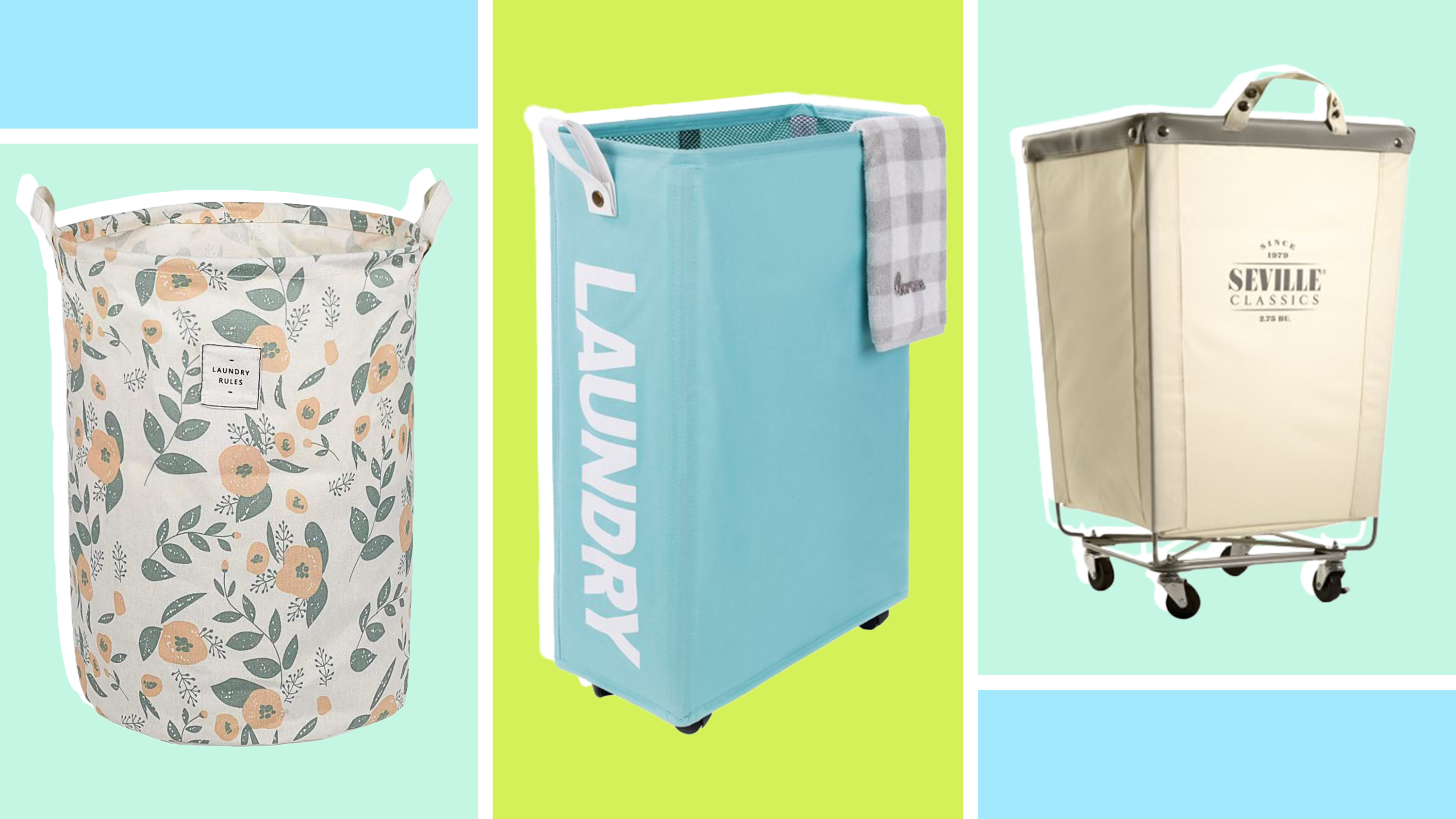 HTI-Line Laundry Basket Maisie Loft Laundry collector bamboo laundry bin 