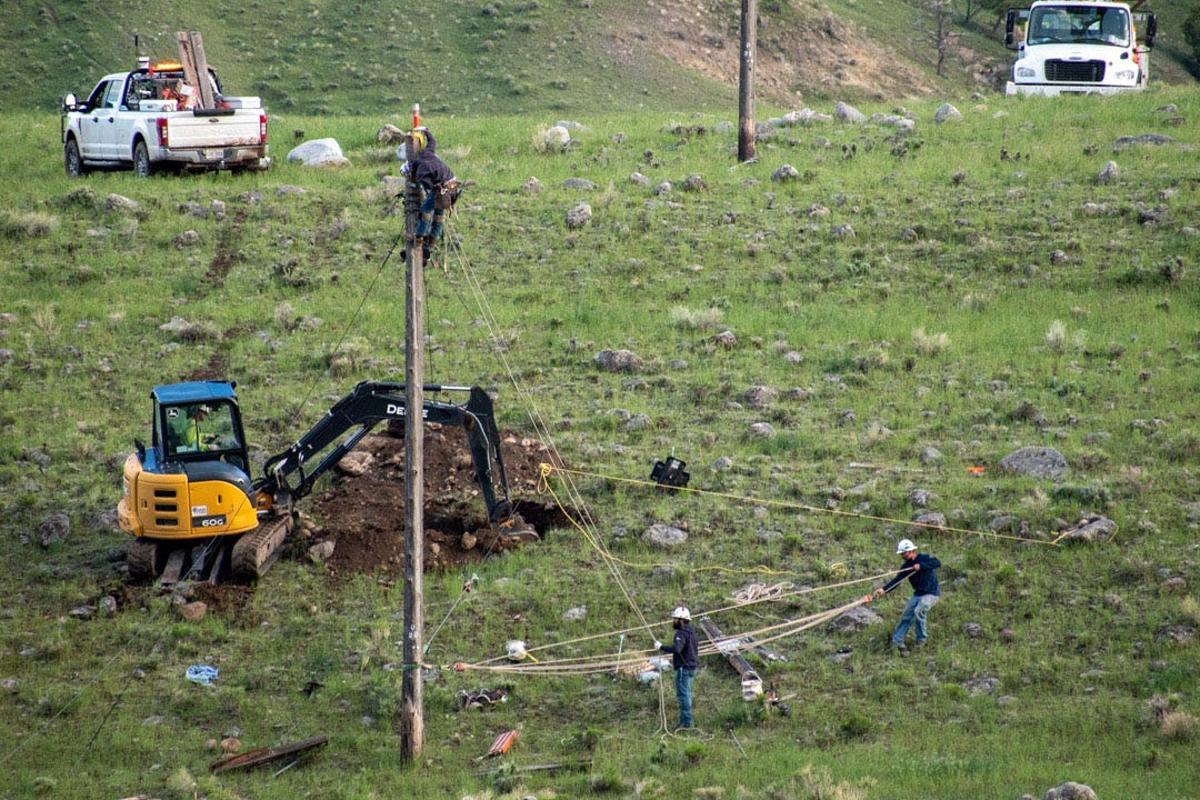 Yellowstone National Park flooding photos show home swept away