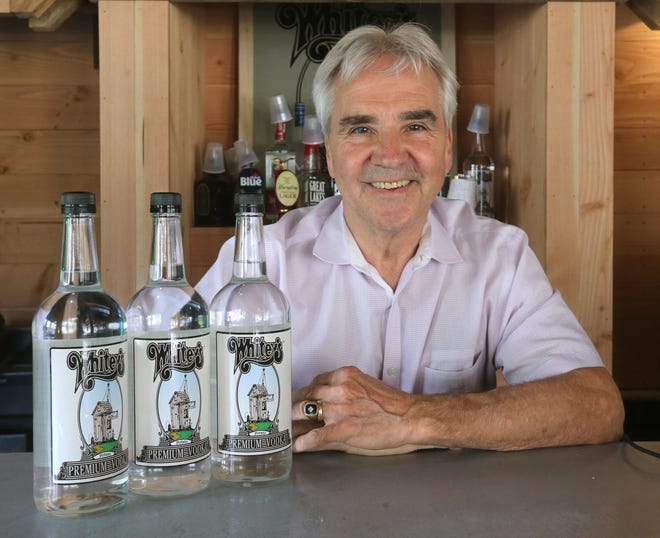 Jon Bigadza, owner of Whitey's Booze N' Burgers in Richfield, will donate the profits from sales of his new vodka to St. Vladimir Ukrainian Orthodox Orphanage Fund.