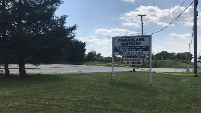 The Timberlane Services building on Route 322 is closed following a reported explosion Wednesday morning that killed a Cumberland County man. June 15, 2022.