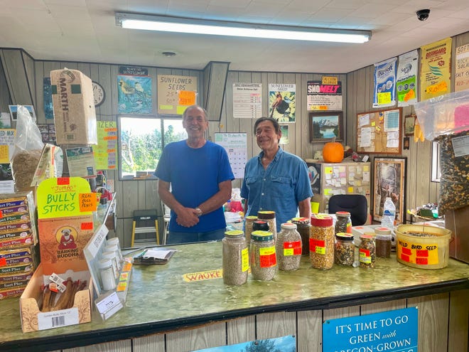 Rich (left) and Mike (right) Borenitsch are retiring and closing the Wauke Mill store that has been in the family since 1952.