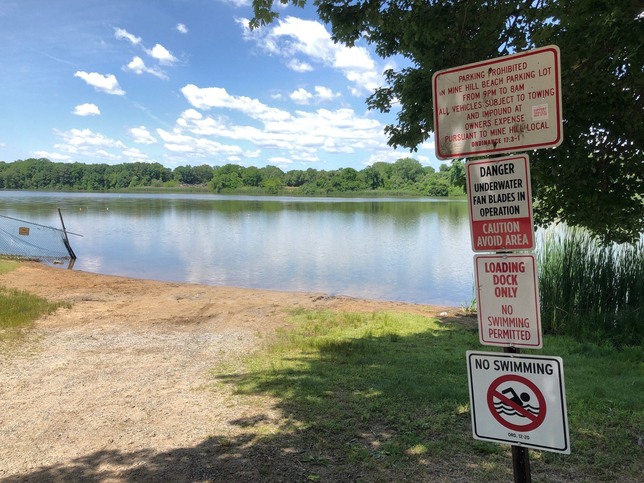 Sunset Lake NJ drowning Hazards cited where two men drowned