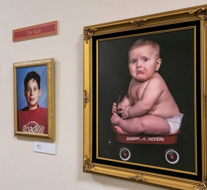 The "Awkward Family Photos" exhibit can be seen in the Gallery in the Round at the Center for Performing Arts Bonita Springs.