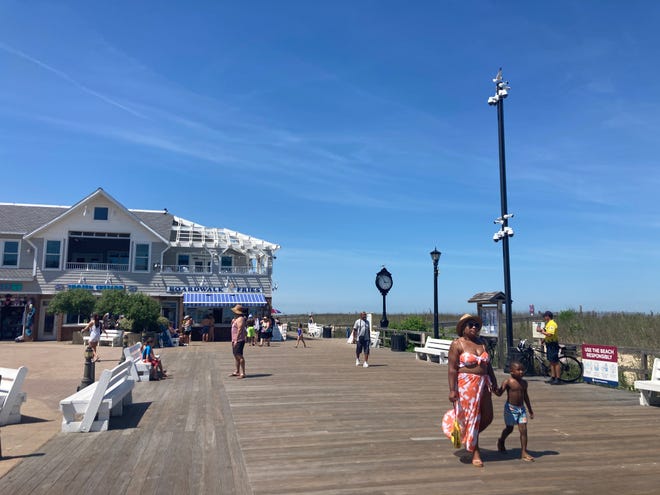 A scene at the Bethany Beach boardwalk on June 15, 2022.