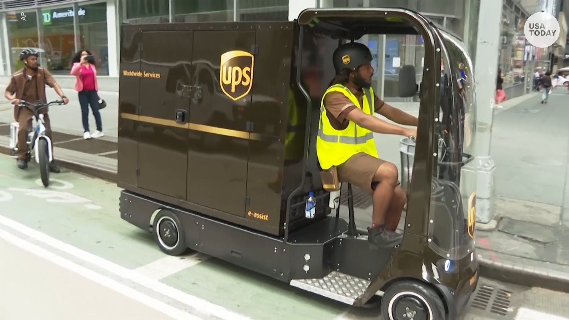 UPS unveils 'eQuad' electric bikes for more efficient deliveries