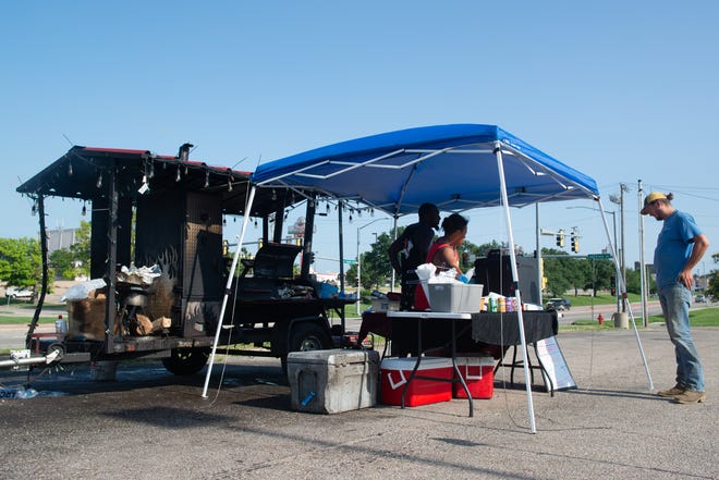 Smokey Dunks, owned by Duncan Lee, often sets up shop in the parking lot by Owls Nest, 3411 S.W. Topeka Blvd. Lee has developed a Facebook site where foodies can go to find the location of their favorite food truck.