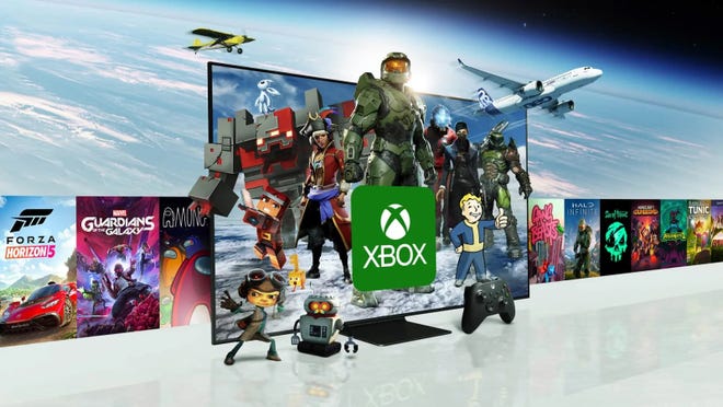 Rather than pay $60 0r more on each new video game, Xbox Game Pass is a $9.99/month subscription service that lets you play more than 100 high-quality games on Xbox, Windows PC, or select Samsung Smart TVs (no console required).