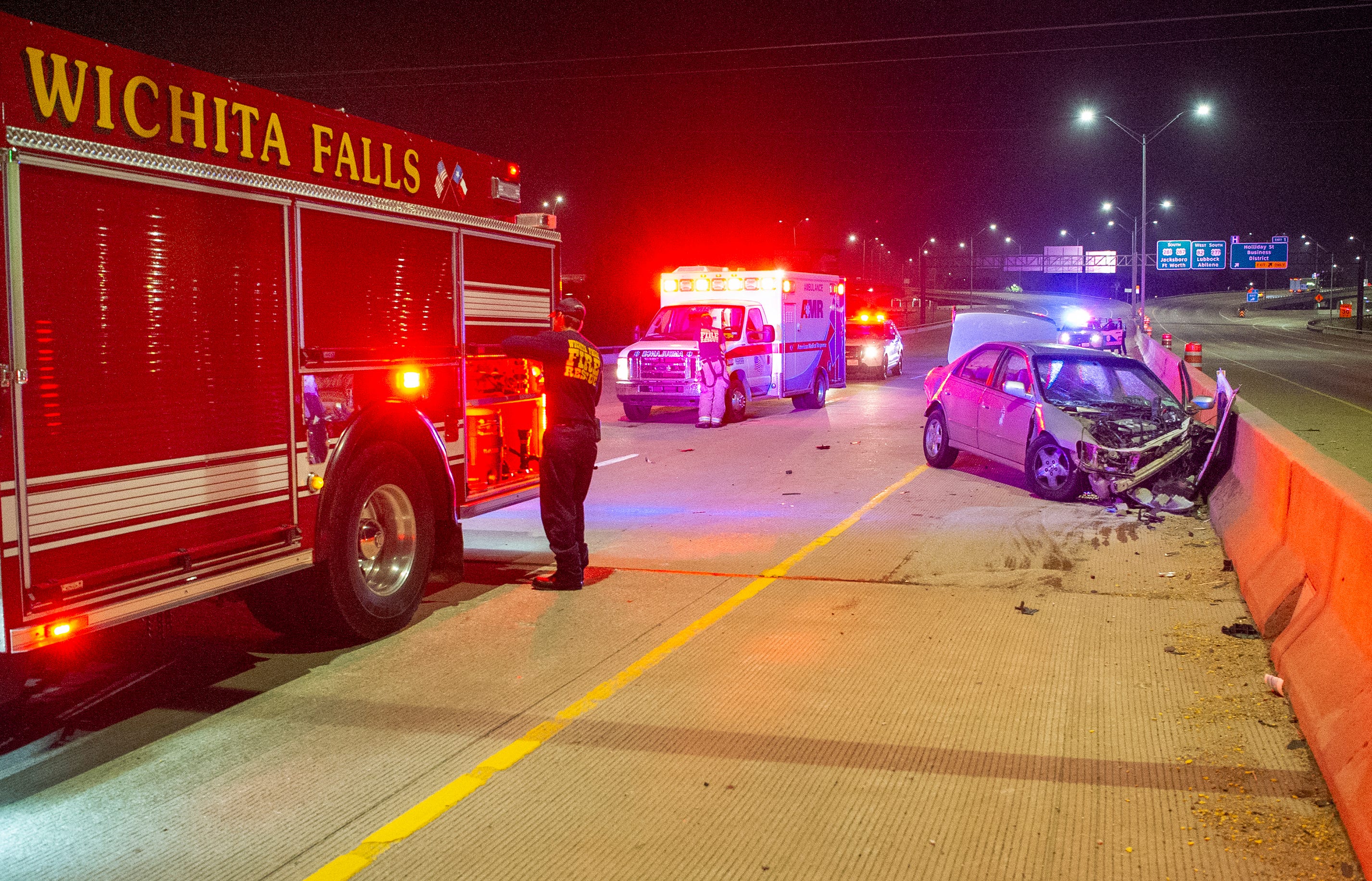 car crash dallas north tollway