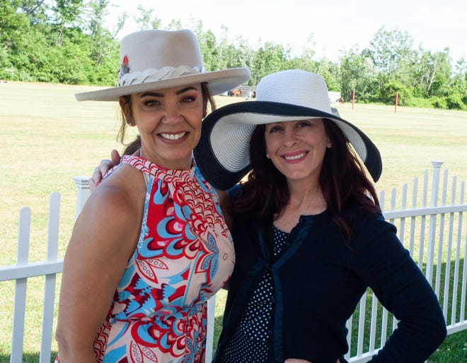 Katie Chuva, who attended her final role as Executive Director of the Heartland Chamber of Commerce, poses with Mary Robinson at the Heartland Polo Classic on Saturday, June 18, 2022. Chuva has resigned from her position.