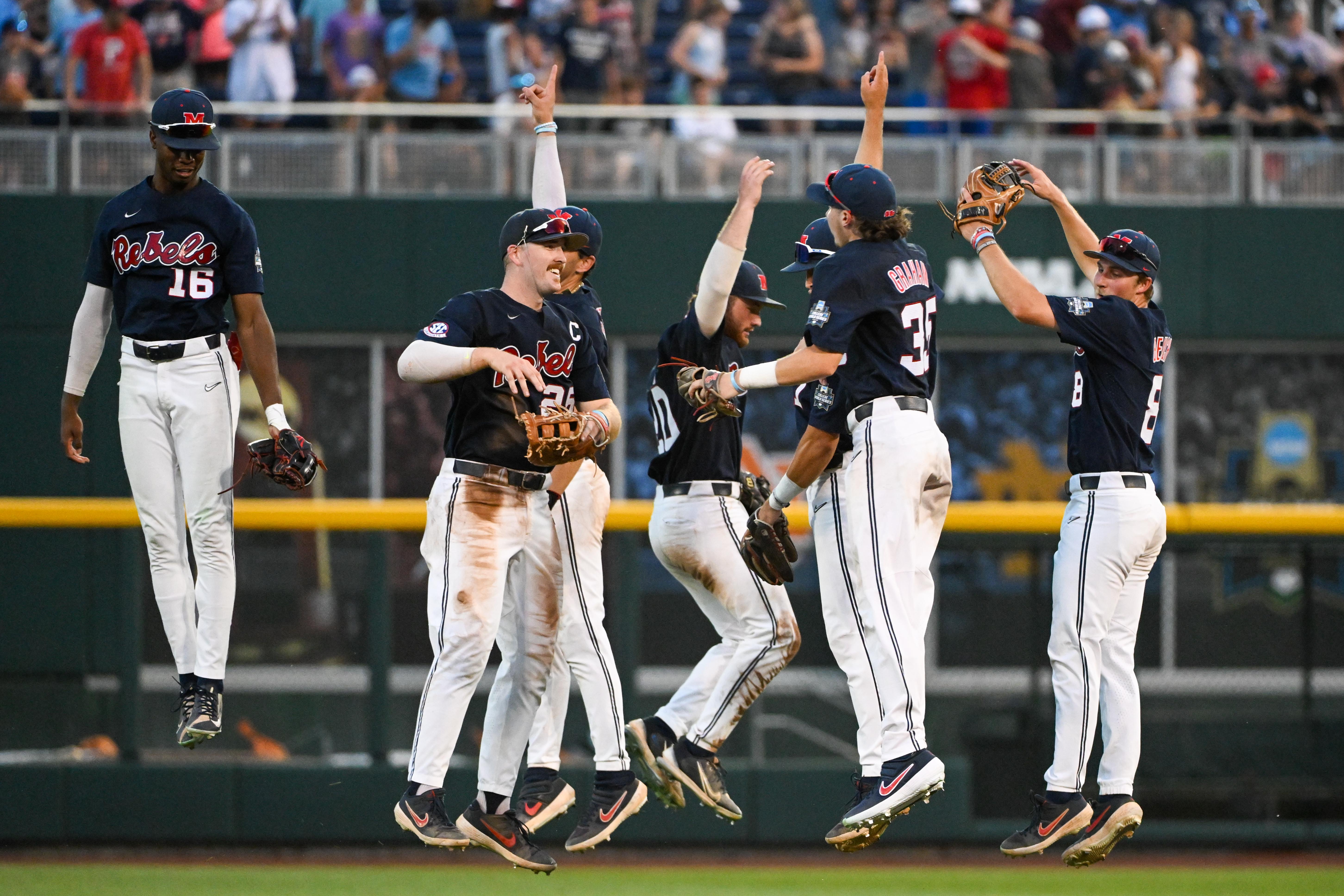 Auburn baseball vs Ole Miss score College World Series live updates