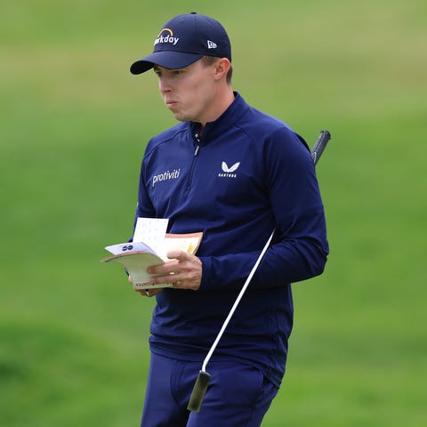 Matt Fitzpatrick is tied for the lead at the U.S. 