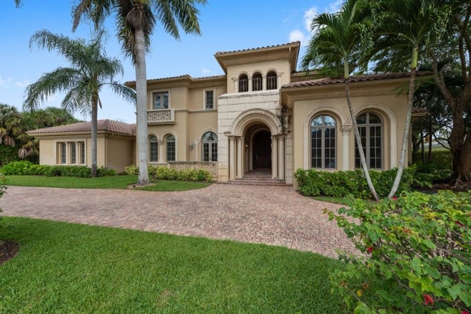 Before photo of an estate home in Quail West Golf & Country Club in Naples.