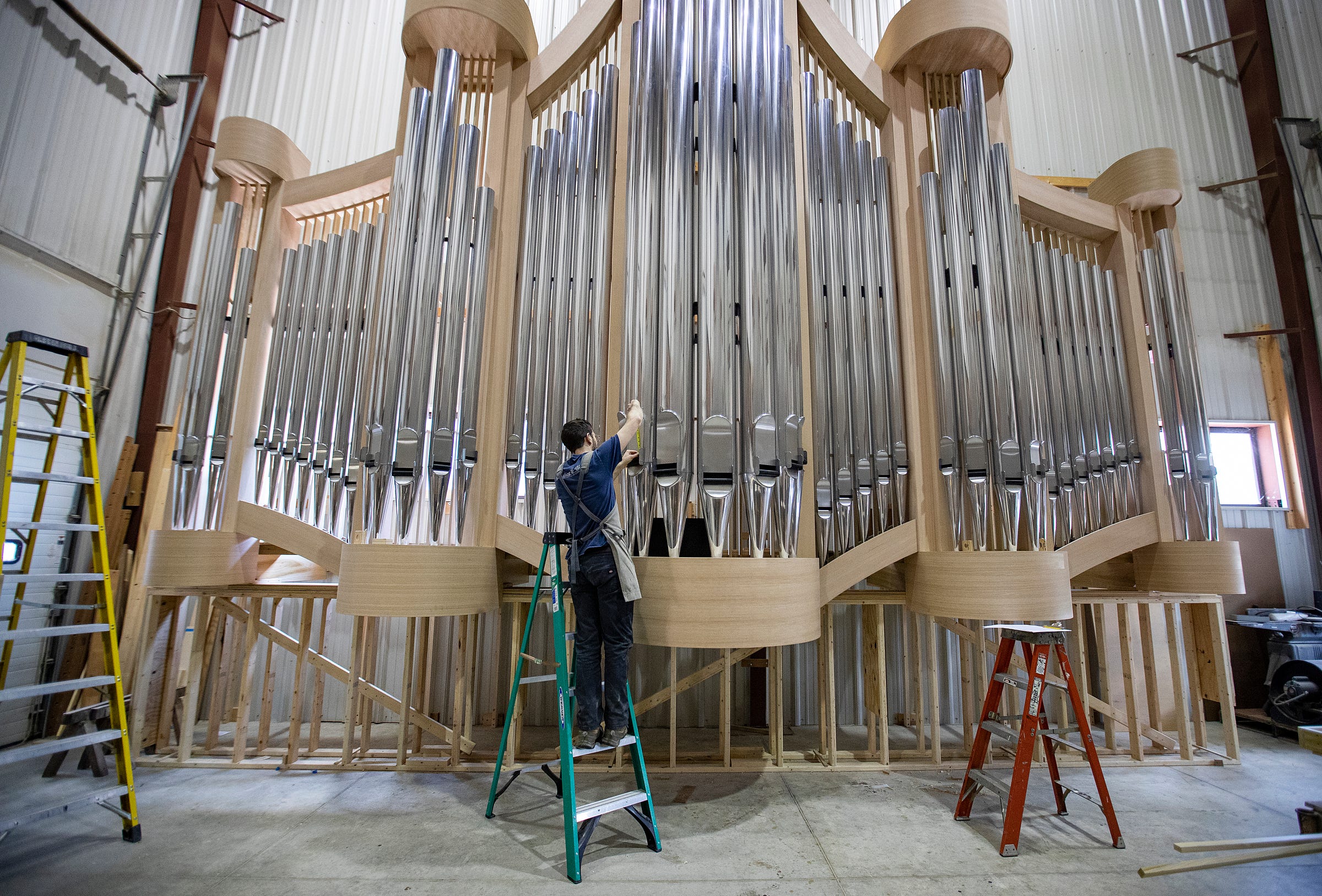 See inside the Indianapolis company building pipe organs for 42 years