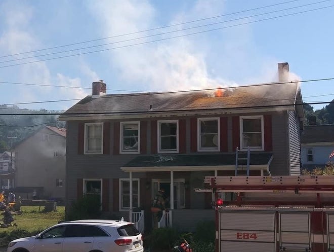 Emergency personnel from different fire agencies responded to a fire Tuesday afternoon at a residence along the 500 block of Seventh Avenue in New Brighton. There were no reported injuries.